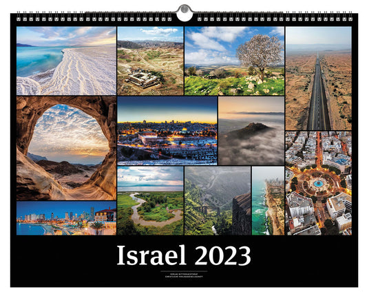 Israel 2024 - Black Version Wandkalender