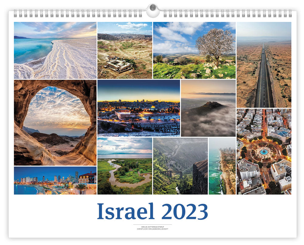 Israel 2024 - White Version Wandkalender