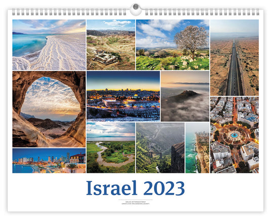 Israel 2024 - White Version Wandkalender