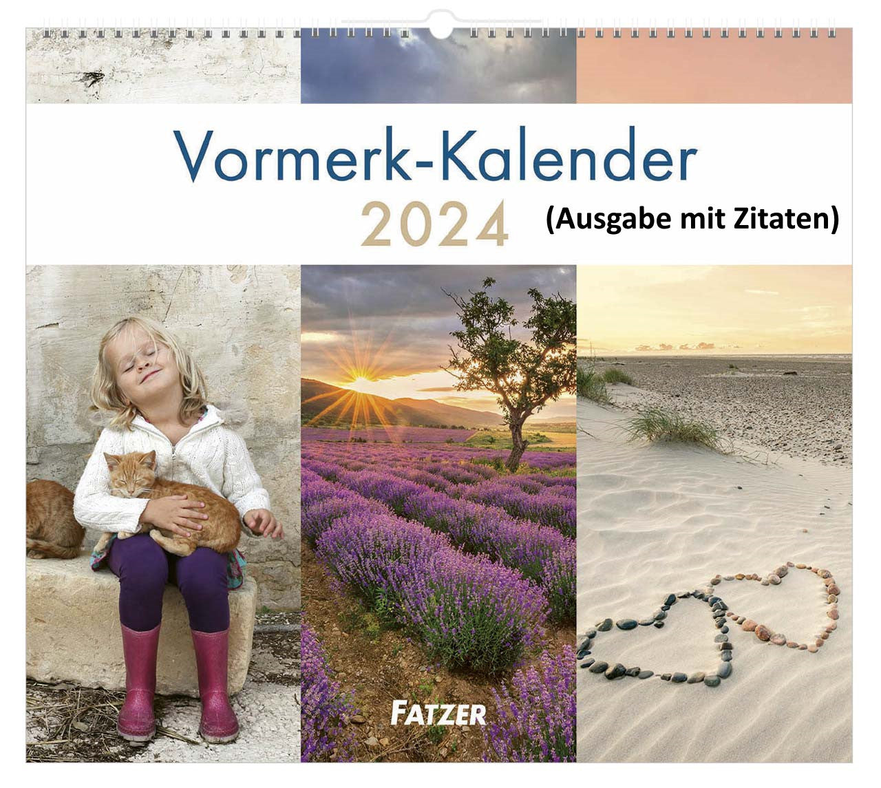 Vormerk-Kalender 2024 mit Sinnsprüchen