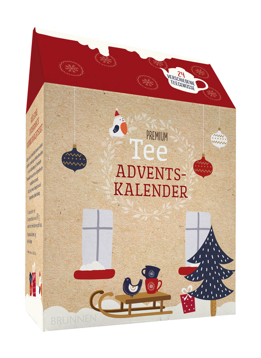 Tee-Adventskalender (Motiv Haus)