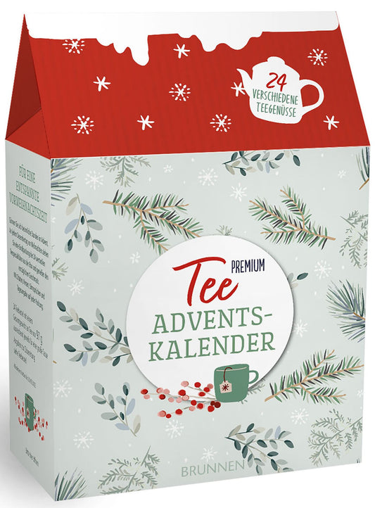 Tee-Adventskalender (Motiv Zweige)