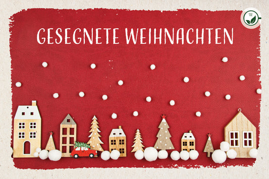 Teekarte Gesegnete Weihnachten