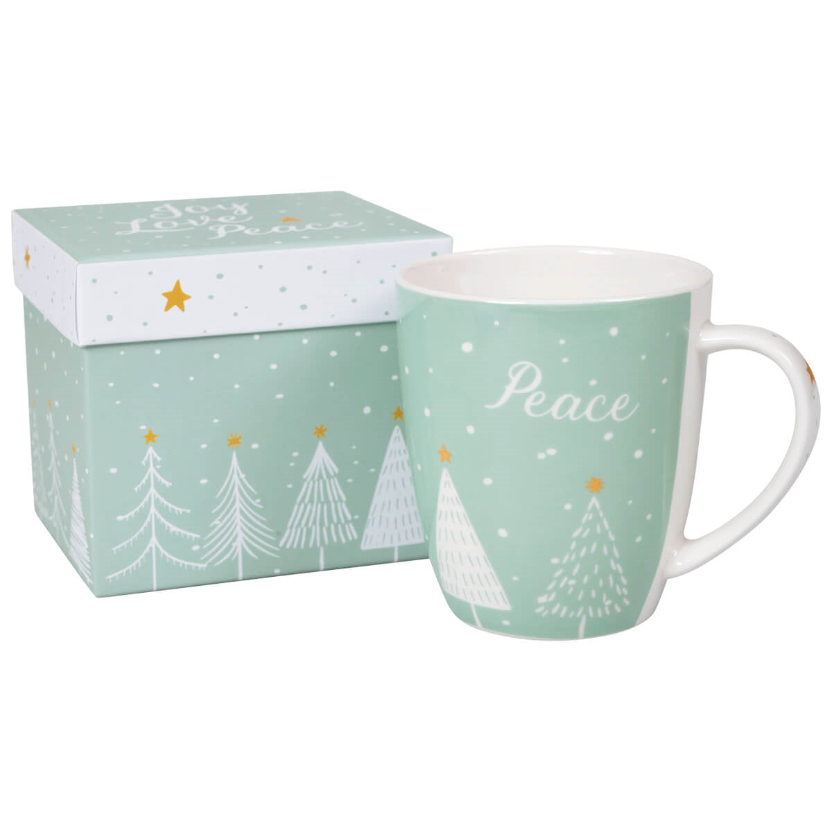 Tasse in Geschenkbox Joy Love Peace