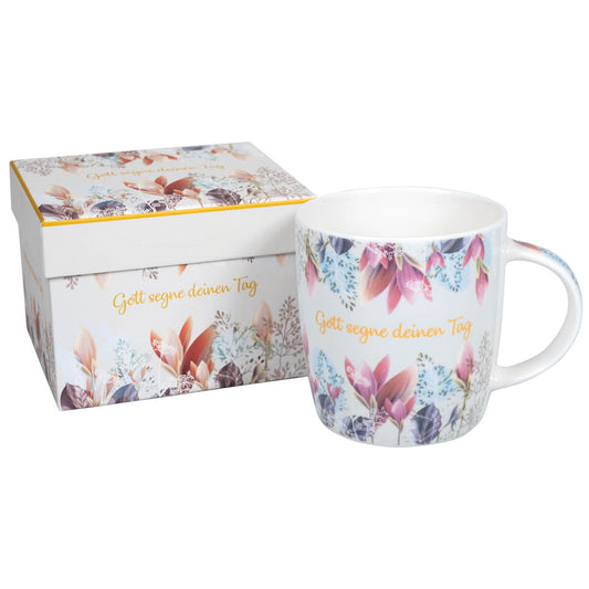 Tasse in Geschenkbox Magnolie