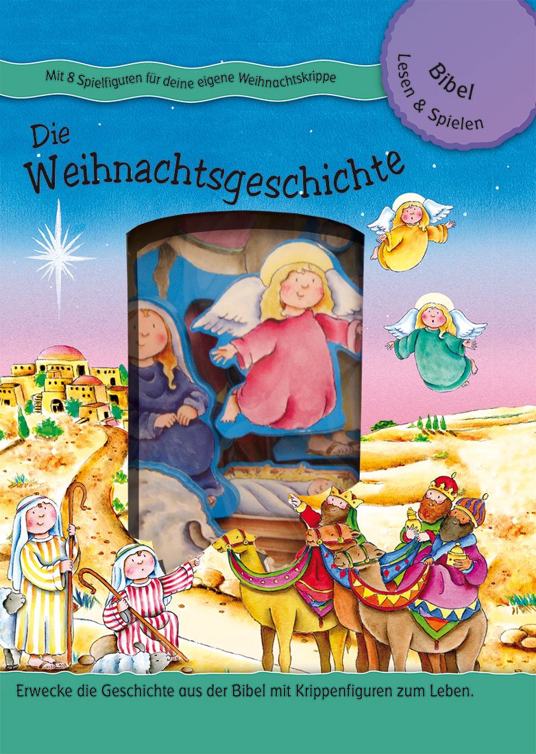 Weihnachtsbox - Bilderbuch mit 8 Figuren