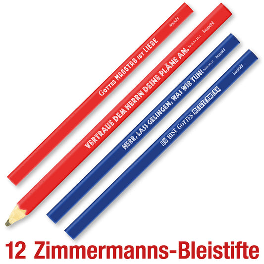 Paket Zimmermanns-Bleistifte 12 Ex.