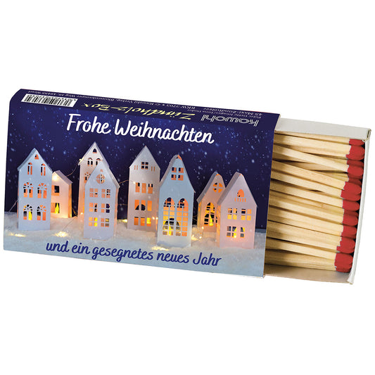 Zündholz-Box Frohe Weihnachten