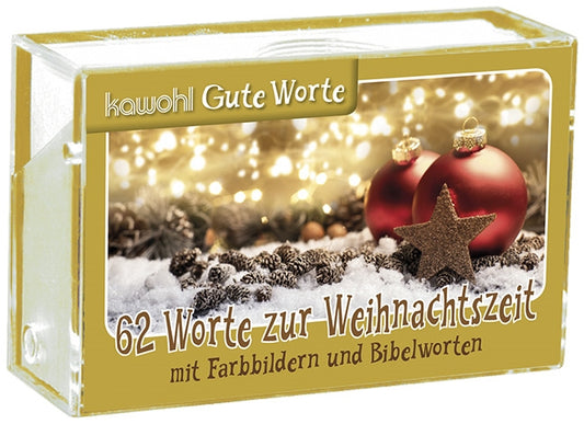 62 Worte zur Weihnachtszeit