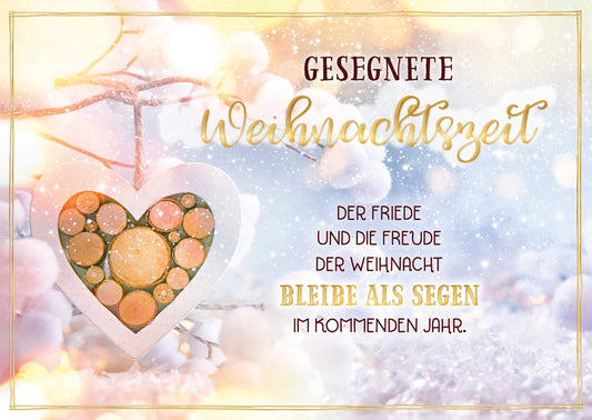 Postkarte Gesegnete Weihnachtszeit 10 Ex.